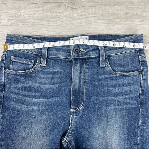 Paige Flora Fringe Straight with Ruffle Hem in Barkley, 26 - Picture 11 of 13